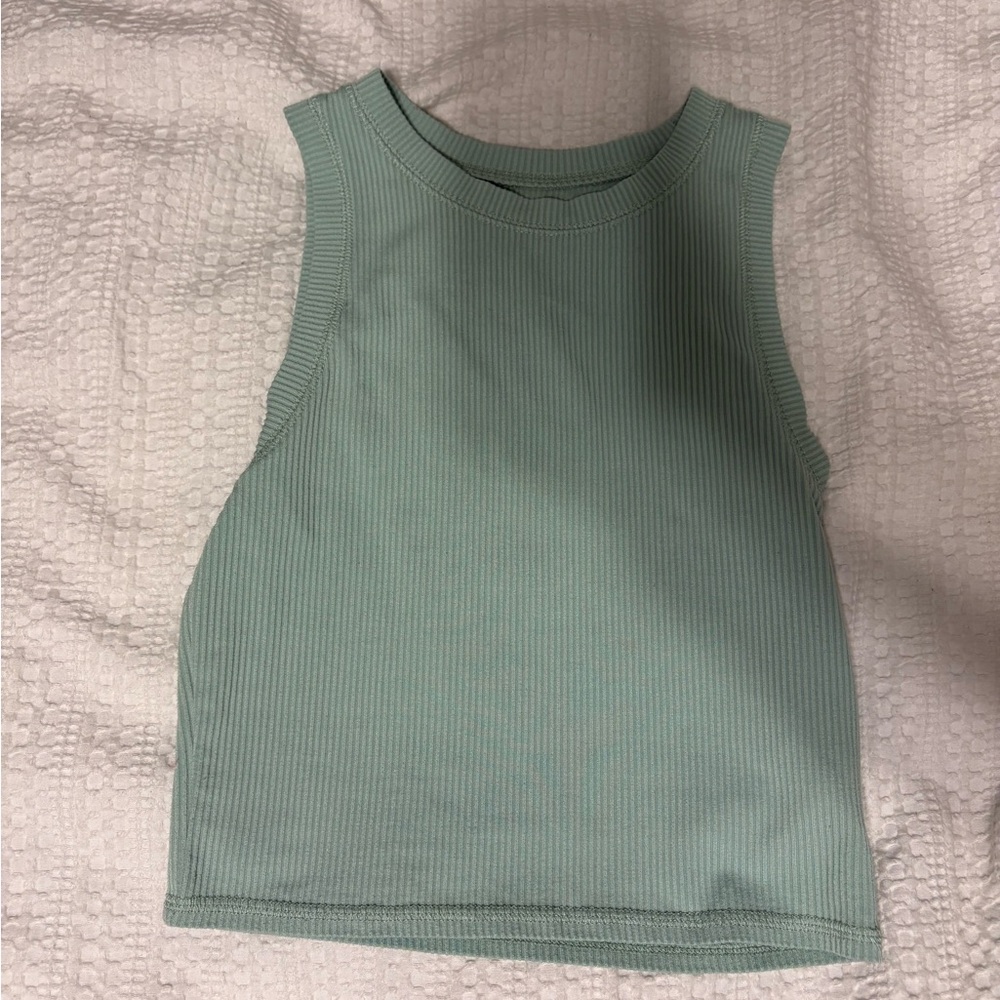 Hollister high neck ribbed tank top